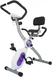 Exercise Bike insgym Foldable Fitness - Stationary Upright Workout Bike, Seat Cu