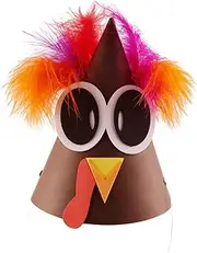 [CIYODO] Bonnet for Kids Hat for Kids Fashionable Accessory Fashion Accessories Cute Turkey Hat Trendy Accessories Kids Turkey Hat Thanksgiving Hat Thanksgiving Turkey Hat Child