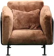 Generic 1:6 Scale Mini Sofa, Furniture for Dolls and Bedroom Display, Brown