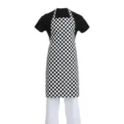 Whites Bib Apron Black & White Check • PAS-A275