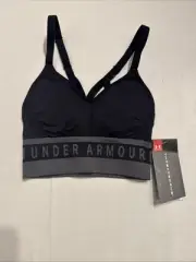 Under Armour Sport Bra Size XS Padded Threadborne Compression