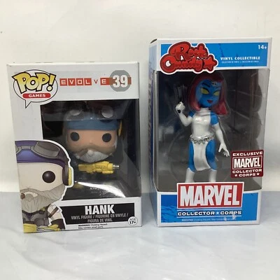 Funko POP! Evolve Hank #39 And Misteque Rock Candy Marvel