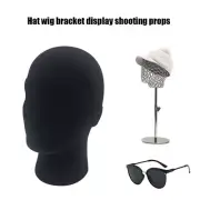 Practical Model Hat Wig Glasses Male Foam Mannequin Head Display Stand Rack