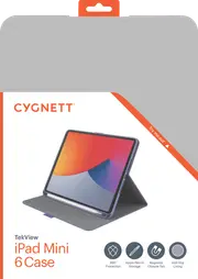 "Cygnett iPad Mini 6 (8.6"") TekView Case (Lilac)"