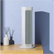 USB Rechargeable Tower Fan, Portable Bladeless Oscillating Desk Fan, Wall-Mounted Fan for Bedroom/Office/Home