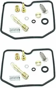 Repair Accessories kit Carburetor Repair Kit Jets Srews Seals Rebuild 2Set for Kawasaki for Ninja 250 EX250E EX250F EX250J EX250 1986-2012