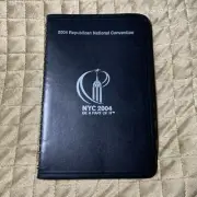 2004 NYC Republican Convention Official Notebook Spiral Blank Pages 8” X 5”