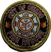 FLORIDA FL CITY OVIEDO FIRE RESCUE DEPT PATCH SEMINOLE COUNTY LIFE PROPERTY #FJM