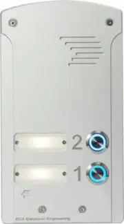 ECA Wireless GSM 2CH Backlit Intercom model: GSM18V82L Made in Australia