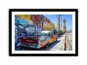 Graffiti Car Framed print Art Poster