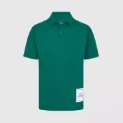 Aston Martin F1 Team Logo Polo Green