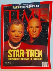 Star Trek 1994 Time Magazine Captain Kirk Picard William Shatner Patrick Stewart