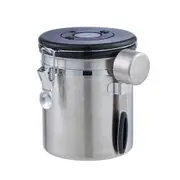 Leaf & Bean Coffee Canister with Spoon