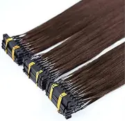 6D Human Hair Extension 6D Machine Quick No Track Groove Connection To The Head Hair Real Human Hair Extensions, 10 Rows 100Strands,Blonde,28inch