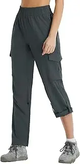baleaf Damen Wanderhose Cargohose Wasserabweisend Capri Campinghose Outdoorhose Trekkinghose