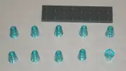 LEGO NEW 1x1 Transparent Light Blue Cone (10x) 6139460 Brick 64288