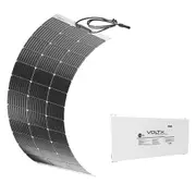 VoltX 12V 100Ah Blade Lithium Battery + 100W Solar Panel Flexible