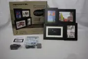 NEW Pandigital Black 7-Inch LCD DIGITAL Photo Frame 7004MU01 w/Picture Collage