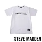 【STEVE MADDEN】純棉品牌立體造型LOGO T-SHIRT 短袖上衣(白色)