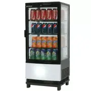 Bromic CT0080G4BC Countertop Beverage Chiller Curved Glass Black - 80 Litre
