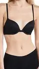 Calvin Klein Underwear Women's Perfectly Fit Flex Push Up Plunge Bra, Black 36D