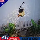 Retro Lights Watering Can Decoration Garden Outdoor Star Shower Solar Powered FV