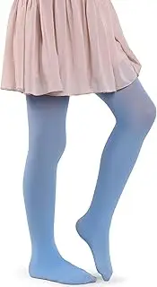 [MANA MANA] Plain Girls Tights - Cute Opaque Children's Tights for School, Dance, Ballet - Soft and Stylish, 40 DEN, Made in Italy, Ages 3-12
