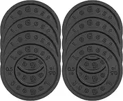 Logest Fractional Olympic Plates Set of 8 - 0.50LB Weight Plates for Olympic Barbells, Strength Training and Micro Plates