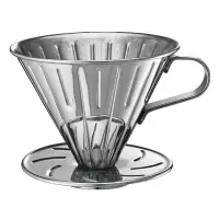 在飛比找蝦皮商城優惠-【TIAMO】 V01不銹鋼圓錐咖啡濾杯 附量匙濾紙/HG5