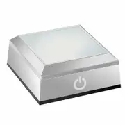 LED Light Base for Crystal 3D Glass Art Colorful Lighted Square Stand Display Plate Flat