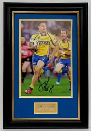 Jarryd Hayne Signed Framed Parramatta Eels