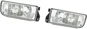Vuzmode Headlights LED DRL, for E36 3 Series 1992 1993 1994 1995 1996 1997 1998 Fog Light Auto Fog Lamp Car Front Bumper Grille Driving Lamps Fog Lights Set Kit Without Bulbs Auto Front Bumper Fog Lig