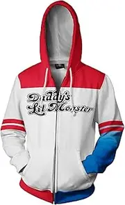 [ValorSoul] Unisex Movie Cosplay Hoodie Jacket Pullove Sweatshirt with Zippers