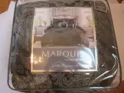 Waterford Marquis Logan 6P King comforter set Black Gold