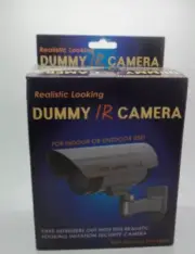 Realistic Looking Dummy IR Camera IR CCD Security Red Flash Light #55