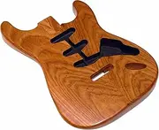 Amuic Strat Electric Guitar Body Vintage, 2Pcs SSS Roasted Swamp Ash Wood Body for ST Electric Guitar