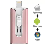 USB 3.0 Flash Drive Disk Storage Memory Photo Stick For iPhone iPad PC 2TB 1TB