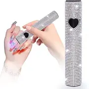 Linssy Portable 10W Mini UV Lamp Gel Nail Lamp with USB Rechargeable Flash, Curing Lamp for Nail Art, Gel Polish, 3D Nail Art and Home Use (Diamond)