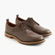 J. Crew Oar Stripe Italian Leather Derbys - Dusty Charcoal - J8989 - Size 9.5