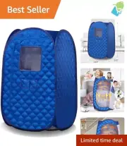 Lightweight Full Body Sauna Tent with Double Zipper - Ideal Detoxing Solution