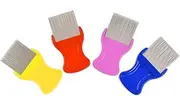 4 Pcs Lice Comb Nit Comb Pet Hair Grooming Comb Removal Dandruff Comb with Metal Teeth