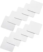 COHEALI Mirror Wall Sticker Set Self-Adhesive Vinyl Decals 10pcs Square Mirrored Tiles for Home Decor