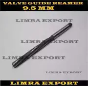 9.5MM Dia HSS Valve Guide Reamer 6" Inch Extra Long - Spiral Flutes Plastic Case