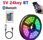 32ft LED Strip Lights Bluetooth Remote Control Bedroom for Indoor Outdoor Use