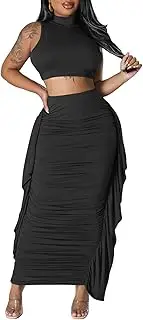 [Tcremisa] Women's Sexy 2 Piece Outfits Long Sleeve Zip up Crop Top & Short Pants Set Joggers Clubwear Tracksuit Sportswear Set