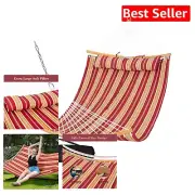Comfortable Quilted 450 lbs Hammock for Two - Portable Outdoor Solution