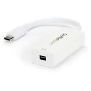 StarTech.com - USB-C to Mini DisplayPort Adapter - 4K 60Hz - White - USB Type-C to Mini DP Adapter