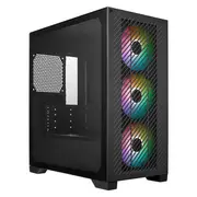 Cooler Master Elite 301 ARGB Mini Tower Case Black