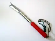 Wilcox All-Pro 350W 13" Stainless Weeder Steel, red handle