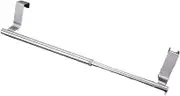TBKBZTLALX Extendable Over Door Towel Rack Bar Hanging Holder Bathroom Kitchen Hotel Cabinet Cupboard Shelf Rail Stainless Steel Towel Rack